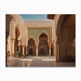 Arabic architectural2 Canvas Print