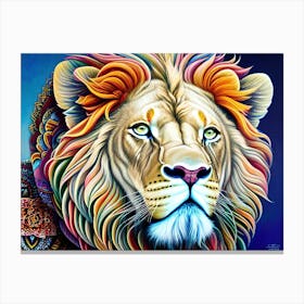 Lion Painting 114 Canvas Print