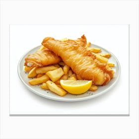 Fish And Chips 3 Canvas Print