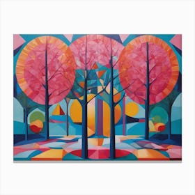 Abstract Of Trees Canvas Print