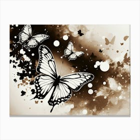 Butterfly Wallpaper 28 Canvas Print