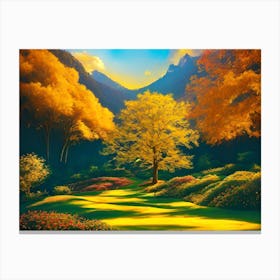 Tree In The Forest 5 Canvas Print