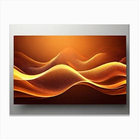 Abstract Wave Canvas Art Canvas Print