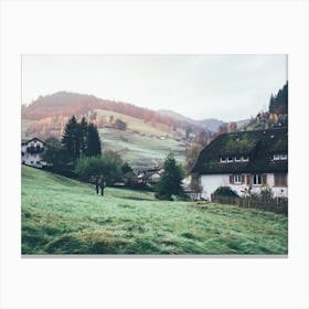 Morning In Schwarzwald Canvas Print