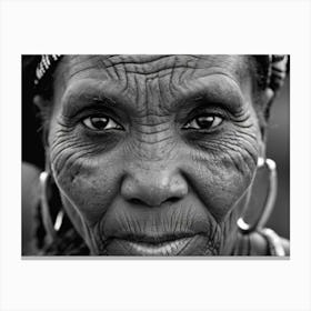 Portrait Of An African Woman Canvas Print