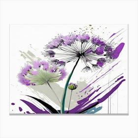 Allium 11 Canvas Print