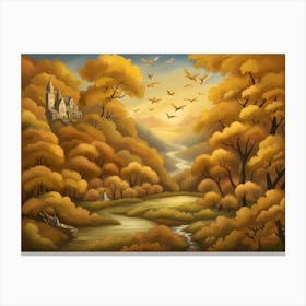 Autumn Forest 58 Canvas Print