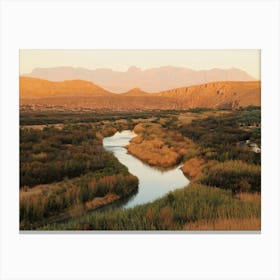 Rio Grande River Canvas Print