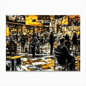 Nyc Nightlife Canvas Print