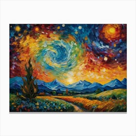 Starry Night 87 Canvas Print