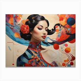 Chinese Woman 4 Canvas Print