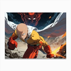 One Punch Man 7 Canvas Print