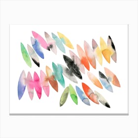 Seeds Colorful Abstract Canvas Print