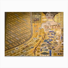 Imagetribute to Klimt Canvas Print