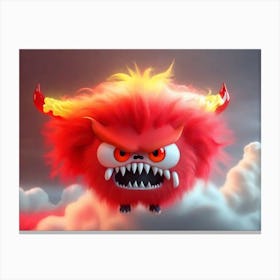 Monster Vs Demon Canvas Print
