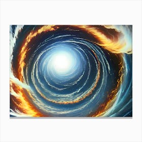 Black Hole Canvas Print