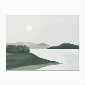 Minimalist Landscape Canvas Print