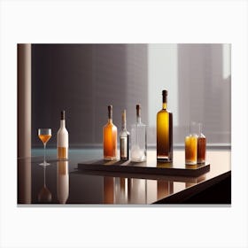 Bottles Today Canvas Print