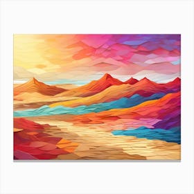 Landscape Painting Canvas Print