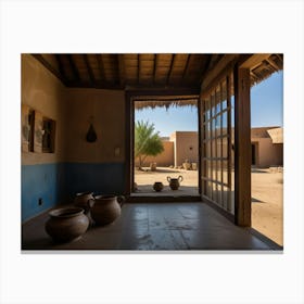 Adobe House Canvas Print