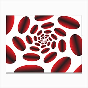 Blood Clothing Samples Canvas Print