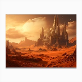 Alien Landscape Canvas Print