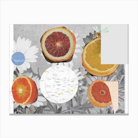 Fruity Flowers Canvas Print