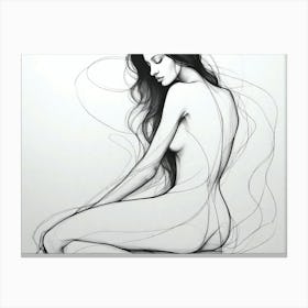 Nude Woman 5 Canvas Print