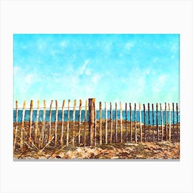 A Day At The Beach Canvas Print