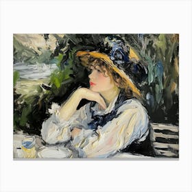 Contemporary Artwork Inspired By Edouard Manet 2 Canvas Print