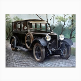 Hispano Suiza 80x100x3 �l Auf Leinwand Canvas Print