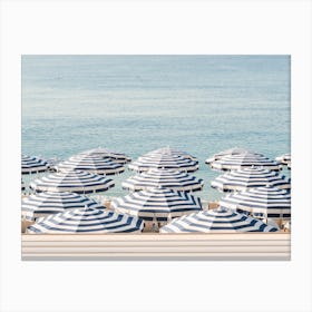 Beach Umbrellas Canvas Print