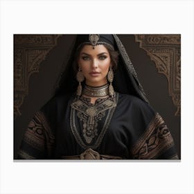 Moroccan Woman Canvas Print