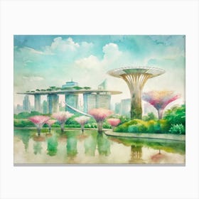 Singapore Gardens By The Bay Canvas Print