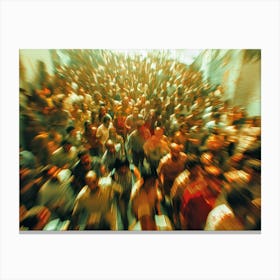 Crowd Of People Canvas Print