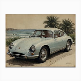 Porsche art Canvas Print