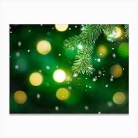 Christmas Tree Background 2 Canvas Print