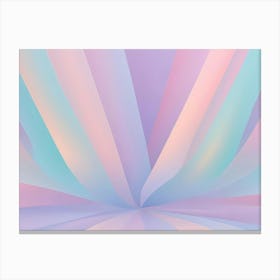 Abstract Background Featuring Radiating Lines Of Light In Shades Of Pink, Blue, And White, Creating A Sense Of Movement And Energy Canvas Print