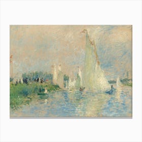 Regatta At Argenteuil (1874), Pierre Auguste Renoir Canvas Print