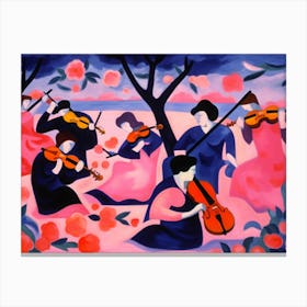 Pink Fauvist Symphony II Canvas Print