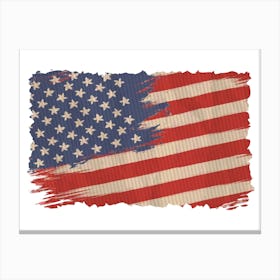 Vintage American Flag 1 Canvas Print