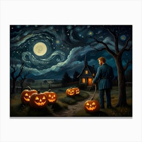 Halloween Pumpkins 3 Canvas Print