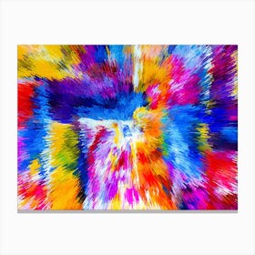 Acrylic Extruded Painting 101 Canvas Print