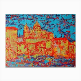 Abstract Cityscape Canvas Print