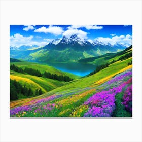 Valley Of Flowers 1 Canvas Print