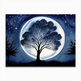 Full Moon  Canvas Print