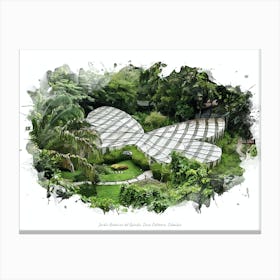 Jardín Botánico Del Quindío, Zona Cafetera, Colombia Canvas Print