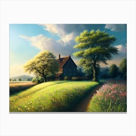 House In The Countryside 5 Canvas Print
