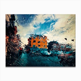 Rainy road 4 Canvas Print