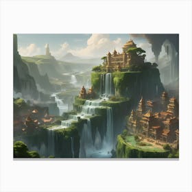 Fantasy Landscape Canvas Print